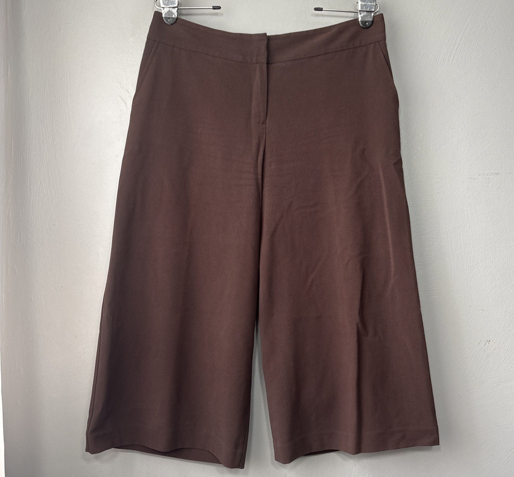 Vintage Byerwear Trouser Culottes Size 11 Dark Brown Gauchos Pants Career 90s